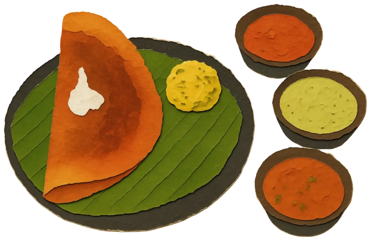 Benne Podi Masala Dosa