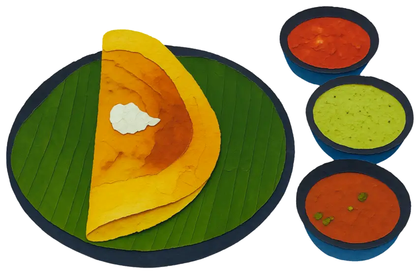 Benne dosa artwork