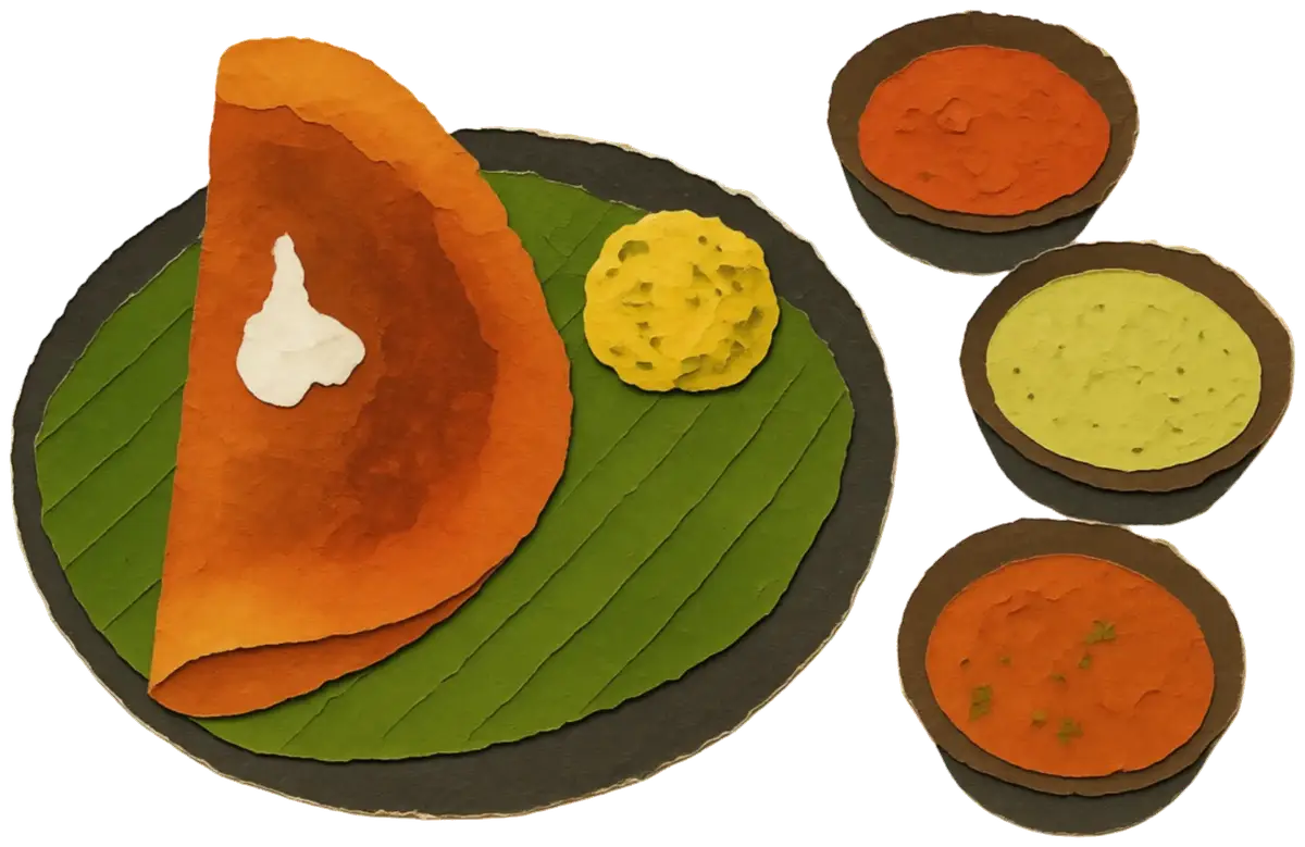 Benne Podi Masala Dosa